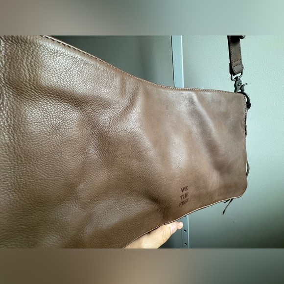 NWT We The Free Dixon Crossbody Desert Taupe Leather - Picture 11 of 16